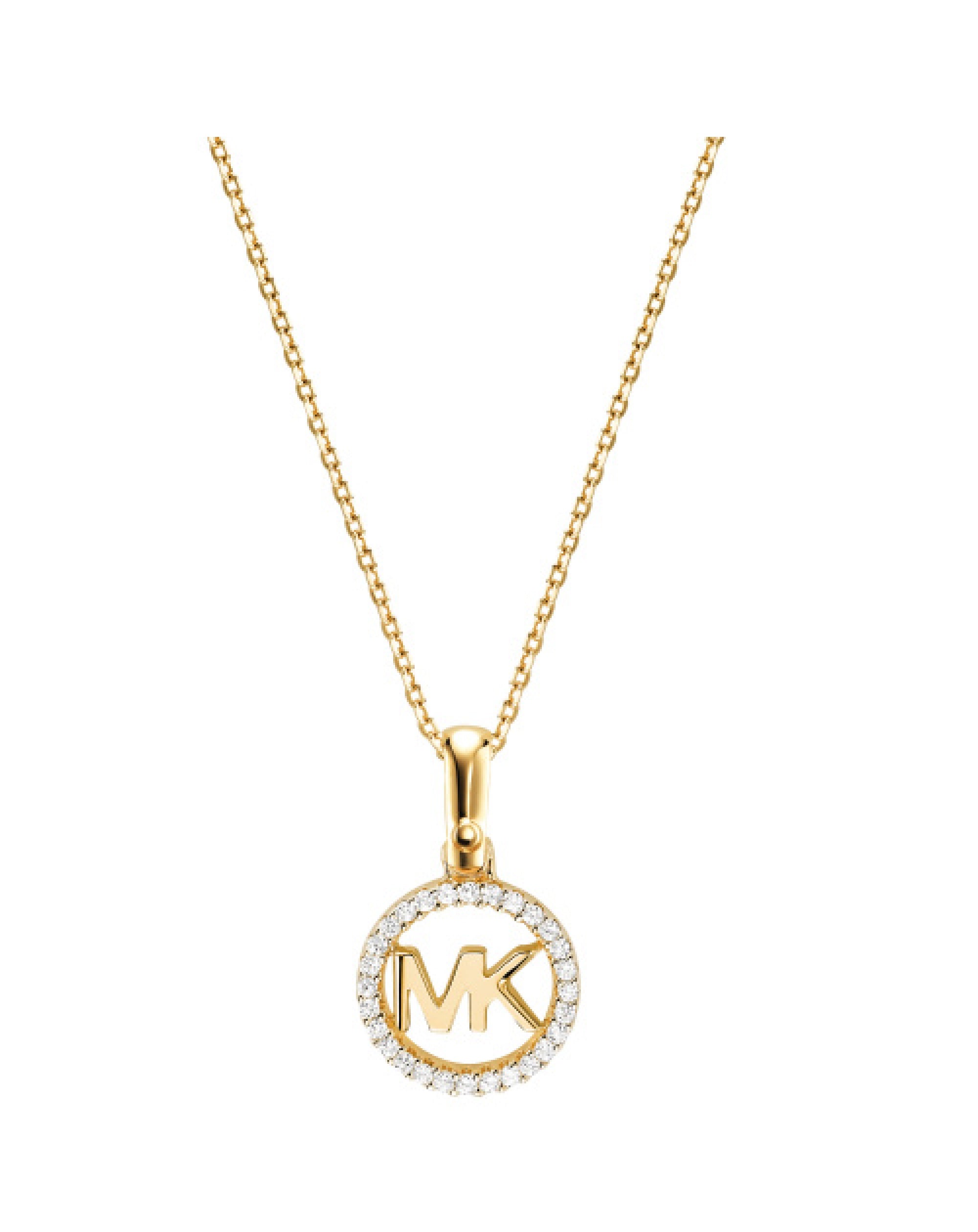 mk gold pendant