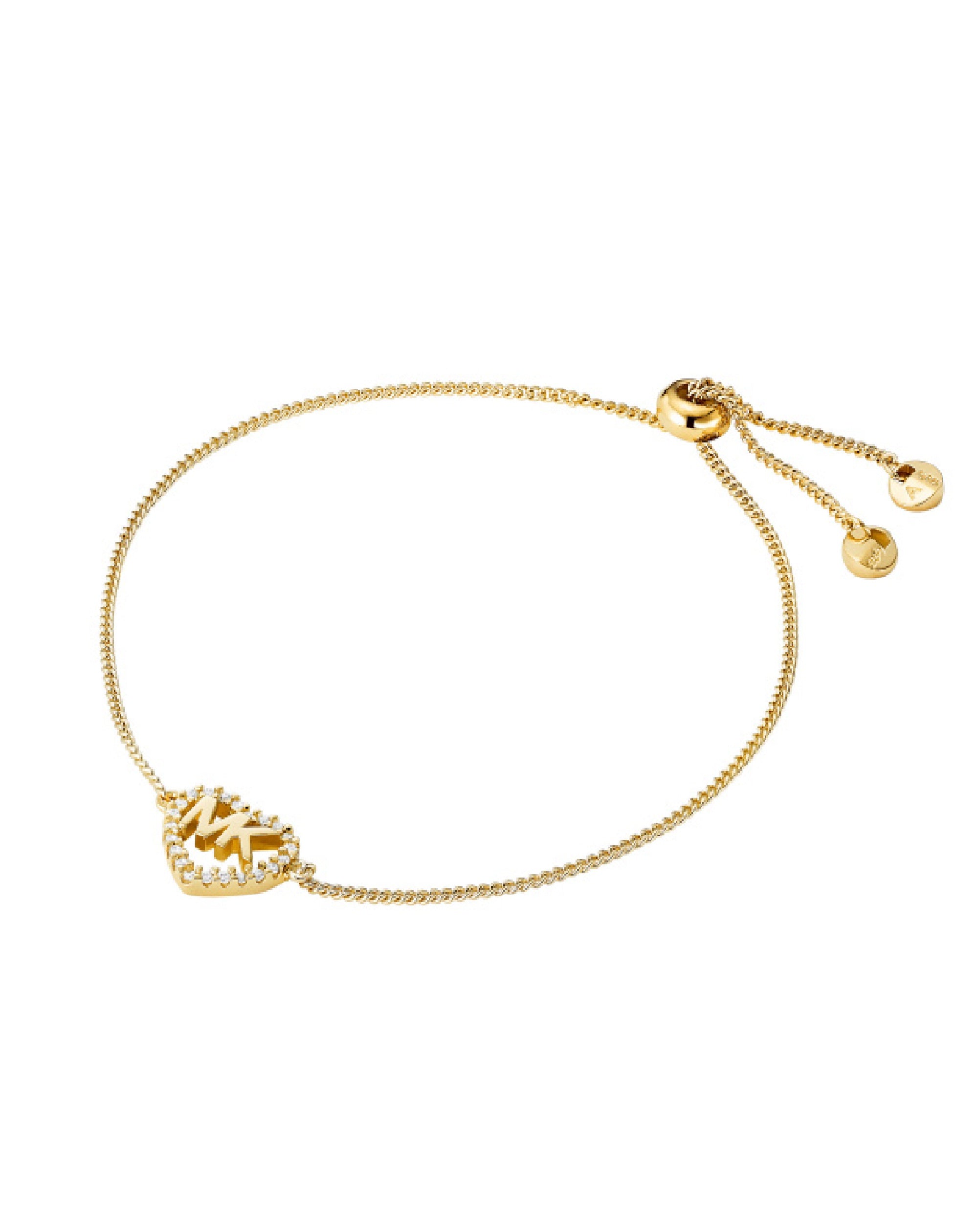 mk heart bracelet