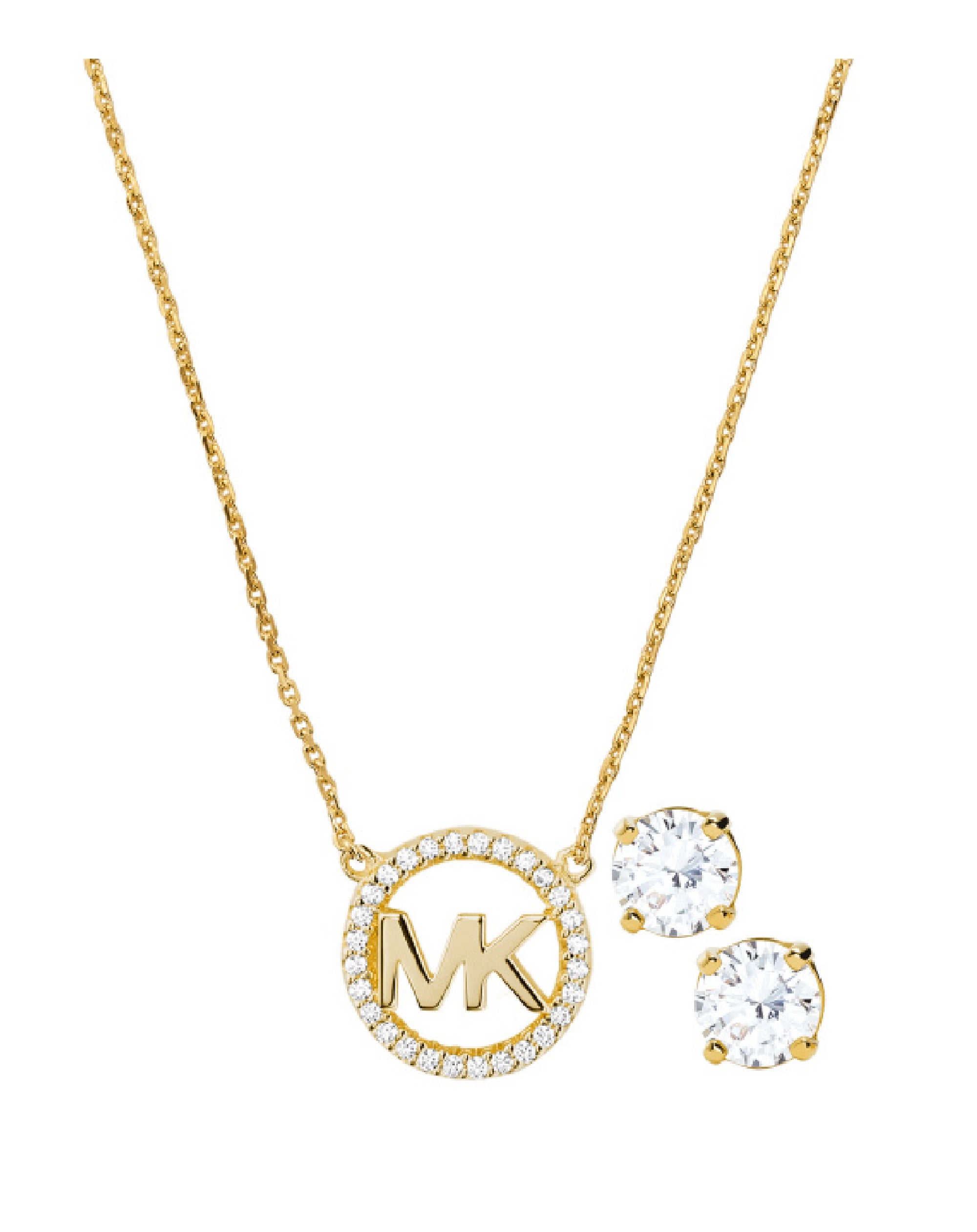 mk gold pendant