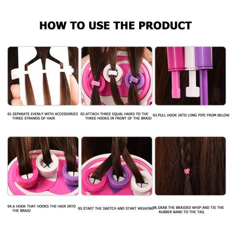 DIY Automatic Hair Braider Kits