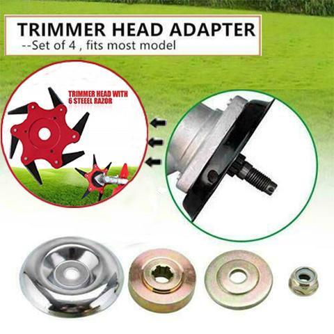 . TRIMMER HEAD ADAPTER --Setof 4, fits most model 