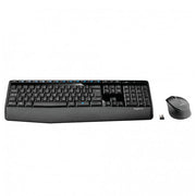 Kit Teclado ABNT2 e Mouse 1000DPI Logitech MK345 Sem Fio Preto - Forcetech