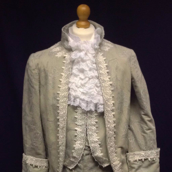 18th Century Court Gent in Pale Grey – Mad World Fancy Dress
