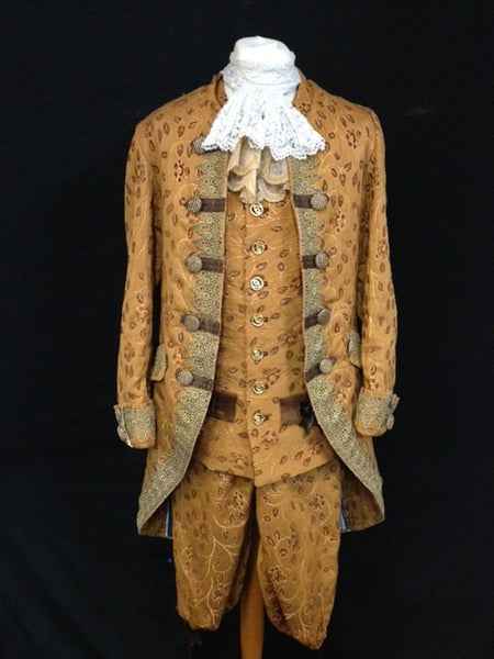 18th Century Court Gent in Gold and Brown – Mad World Fancy Dress