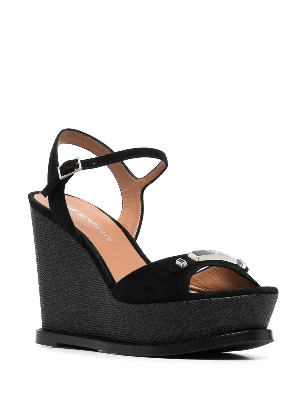 Open-Toe Wedge Sandals - Emporio Armani – MaX Boutique