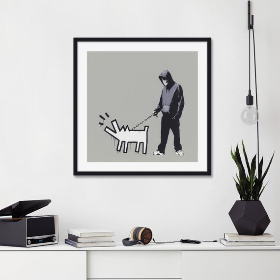 Banksy Choose Your Weapon wall art canvas