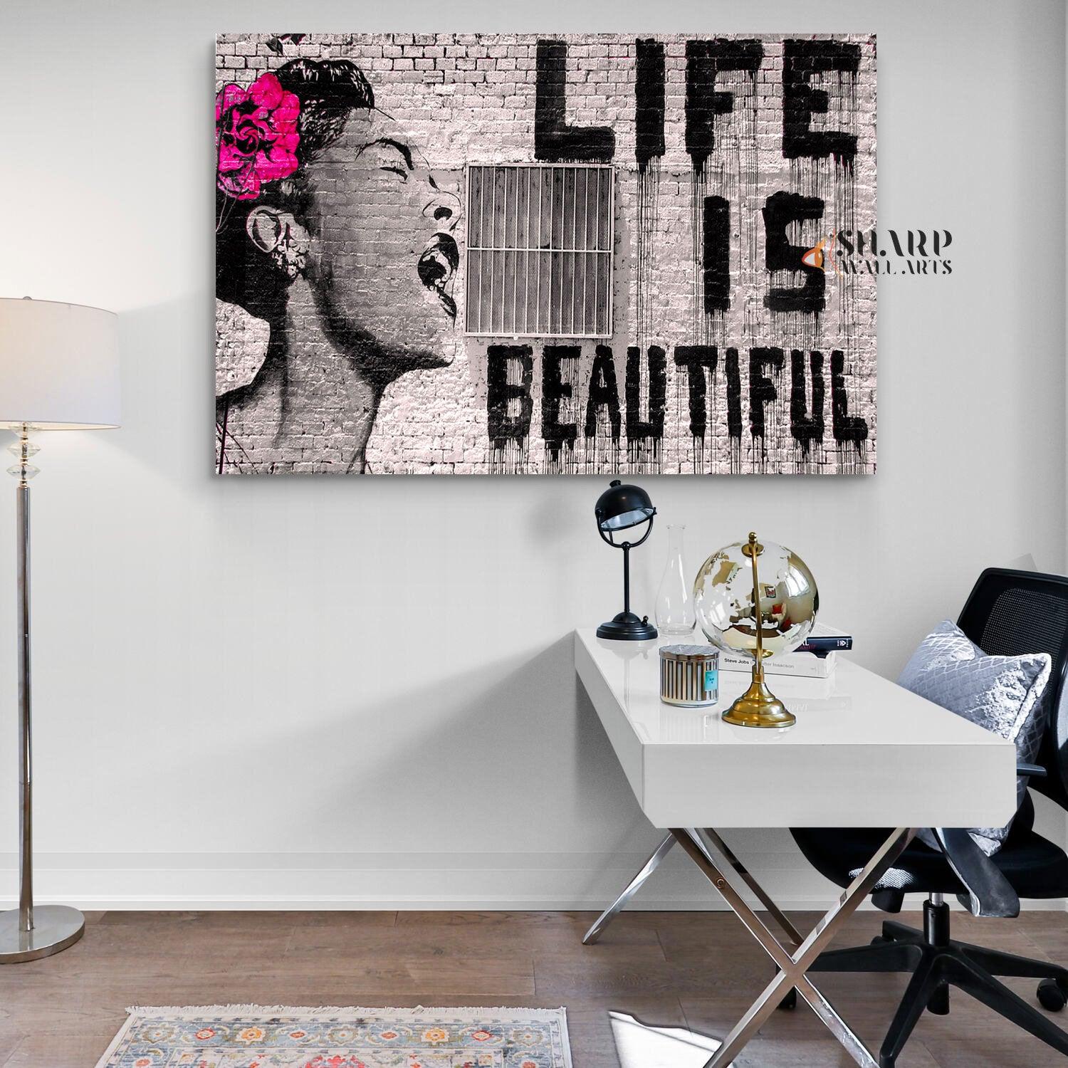 life is beautiful wall art