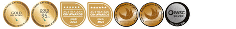 Multi Award Winning Dry Gin from Newy Distillery. Australian Gin Awards Gold Medal 2022, Australian Gin Awards Gold Medal 2021, Hong Kong International Wine And Spirits Awards Gold Medal 2022, Royal Australian Spirits Award Bronze Medal 2021, Royal Australian Spirits Awards Bronze Medal 2021, London International Wine Spirits Competition Silver Medal 2021.