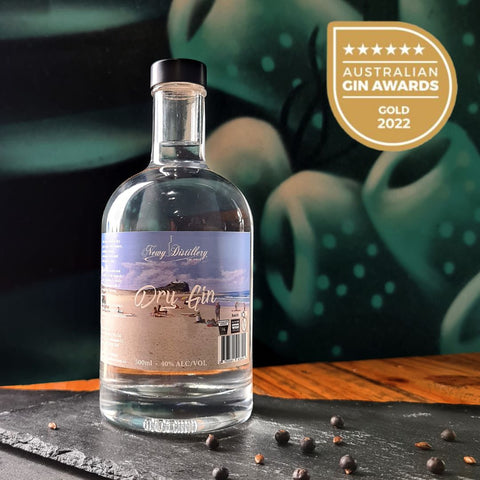 Newy Distillery Dry Gin Australian Gin Awards Gold Medal Winner 2022