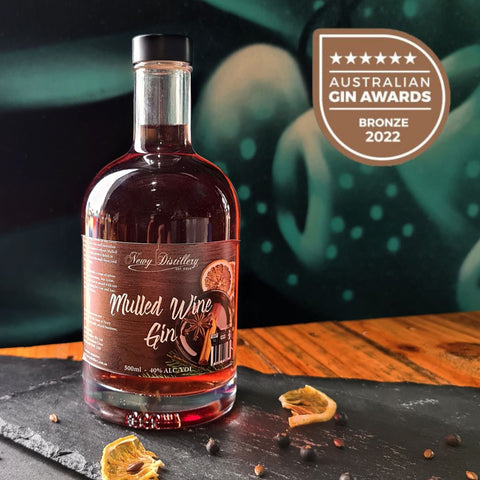 Newy Distillery Mulled Wine Gin Australian Gin Awards Bronze Medal Winner 2022