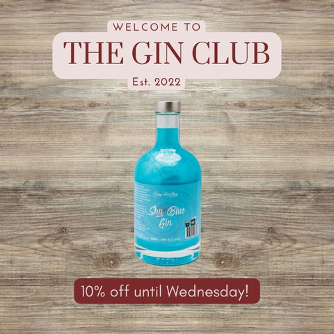 Newy Distillery Gin Club - 10% Off Sky Blue Gin