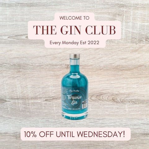 Newy Distillery Gin Club. 10% sale off a selected bottle of craft gin every Monday.
