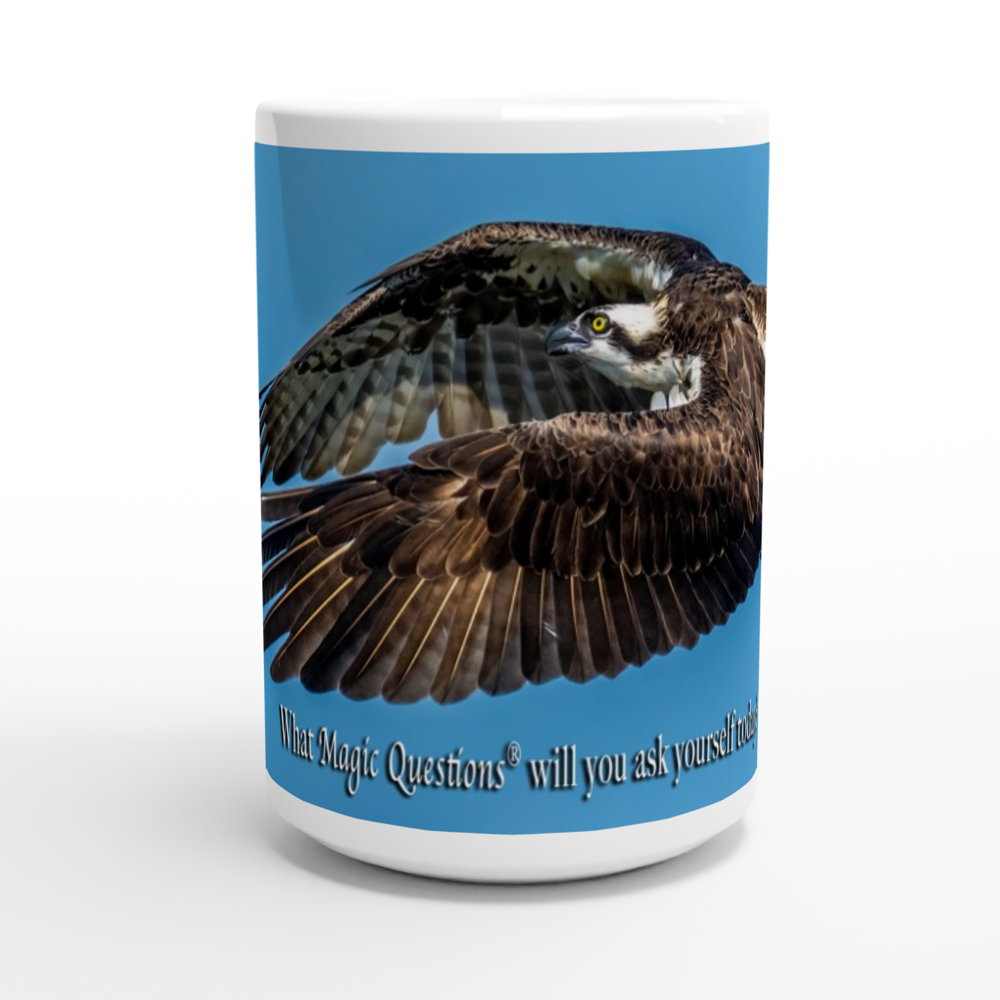 Osprey on Takeoff, a Magic Questions® Mug by Keith Ellis