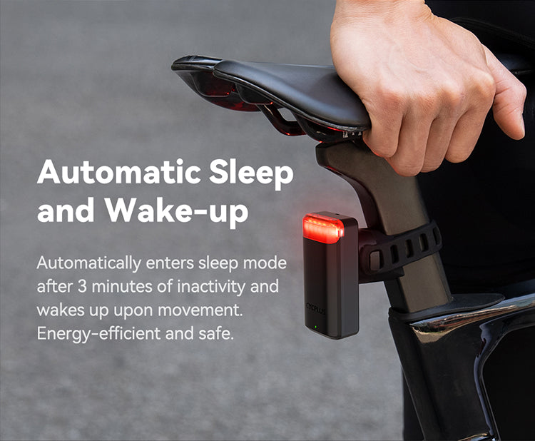 Automatic Sleep and Wake-up Automatically enters sleep mode after 3 minutes of inactivity and wakes up upon movement.  Energy-efficient and safe.