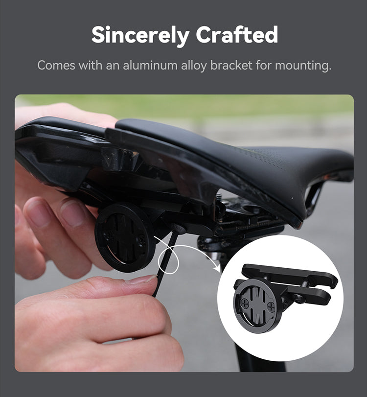 Sincerely Crafted  Comes with an aluminum alloy bracket for mounting.