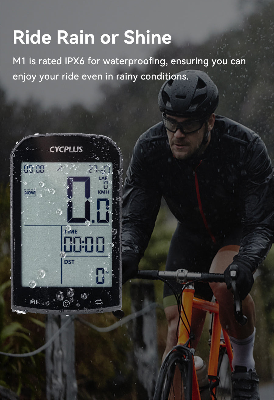 Ride Rain or Shine  M1 is rated IPX6 for waterproofing, ensuring you can enjoy your ride even in rainy conditions.