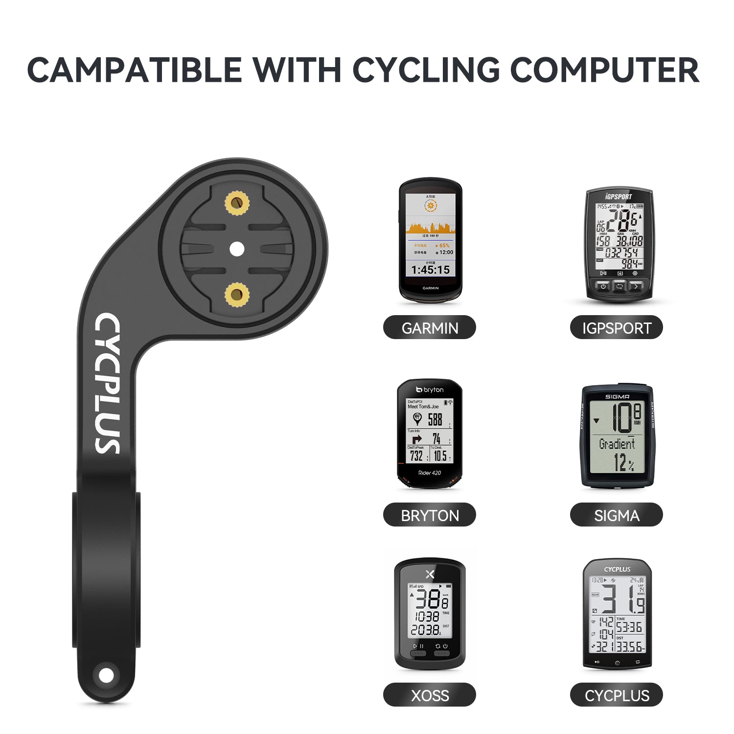 Compatible with CYCLING COMPUTER