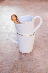 ceramics mug white