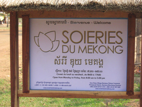 Soieries du Mékong est implantée à Bnateay Chhmar depuis sa création