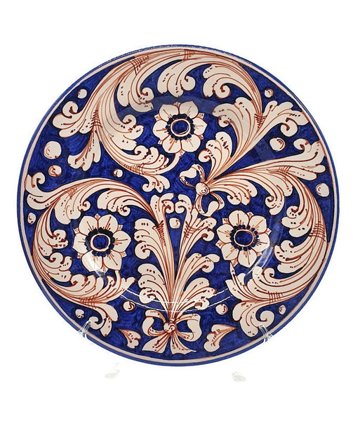 PIATTO DA PORTATA FANGOTTO CERAMICA DECORATA CALTAGIRONE – BALATA