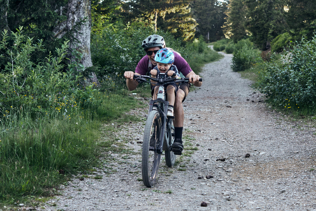 Jérémie et Zakie sur la selle Shotgun 