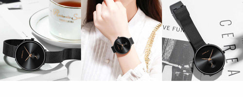 Womens Ultra Thin Minimalist Wristwatch