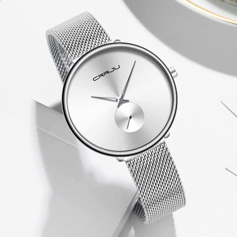 Womens Ultra Thin Minimalist Wristwatch