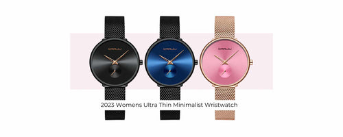 Womens Ultra Thin Minimalist Wristwatch