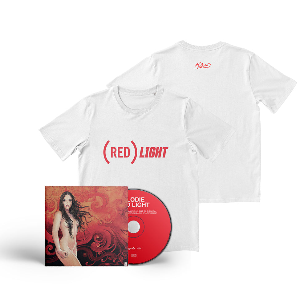 CD + T-Shirt RED LIGHT di Elodie