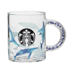 Starbucks Heat-Resistant Whale Glass Mug
