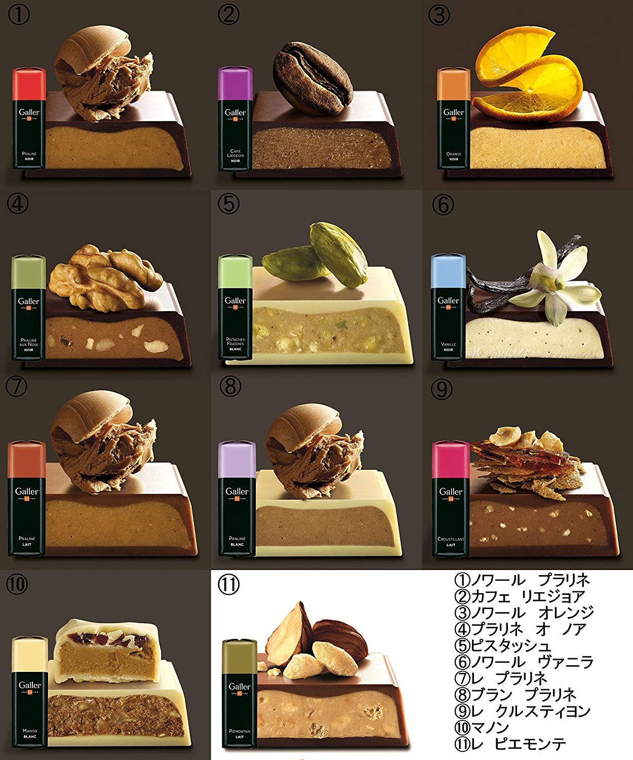 Galler Chocolatier Box Set of 24 Belgian Chocolates - OMG ...