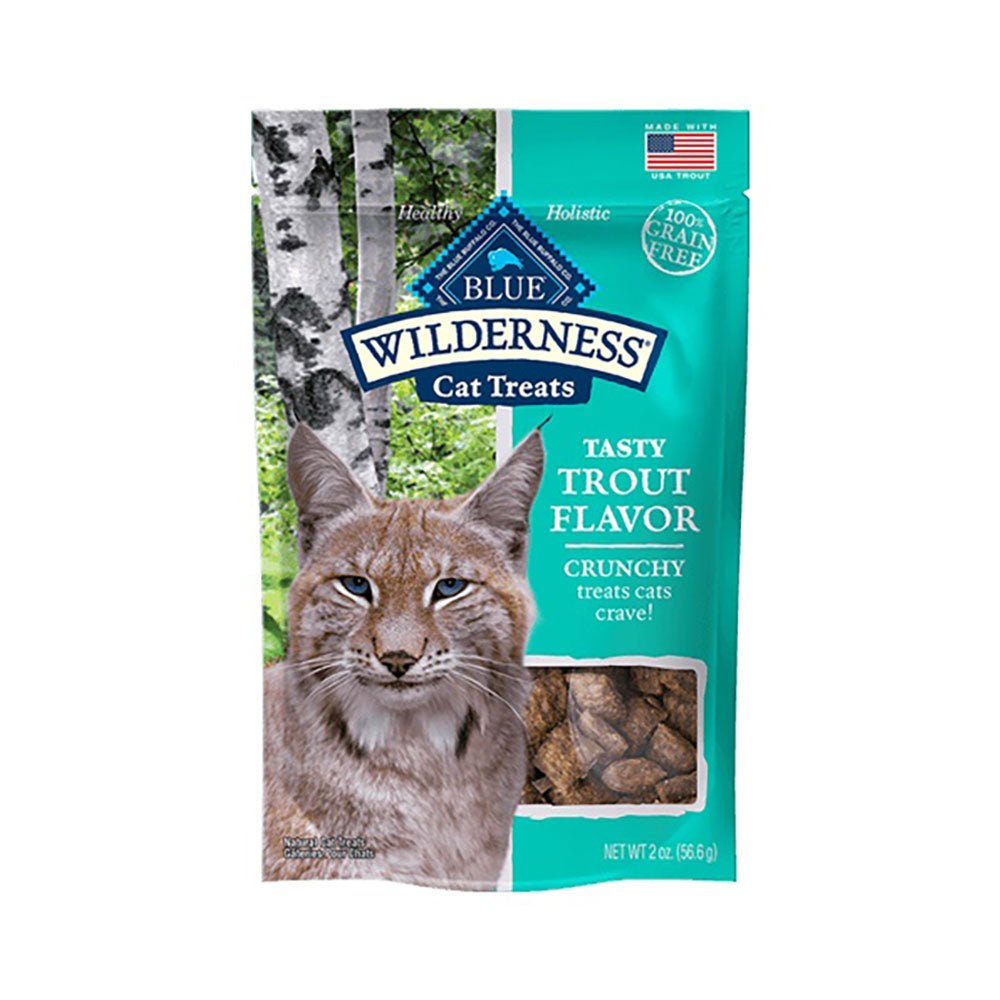 Blue Buffalo® Wilderness™ Trout Flavor Grain Free Crunchy Cat Treats 2 Oz