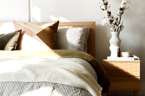 棉經常使用在寢具或是抱枕的天然材質。