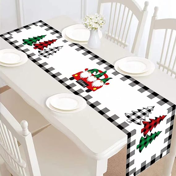 Fall Table Runner 72x13 inch Non-Slip Washable Linen Seasonal Decor