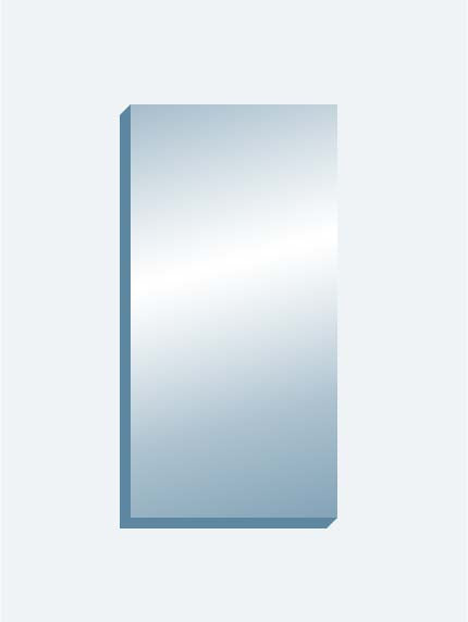 Scrim See-Thru Mirror 60" x 120" x 1-1/4" thick