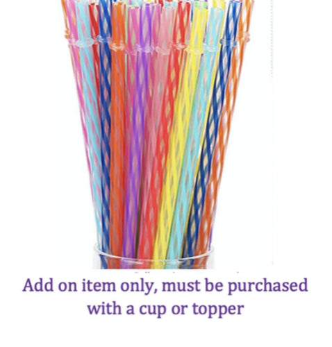 11 inch Glitter Reusable Straws, ADD ON ONLY – Creative with Lovee