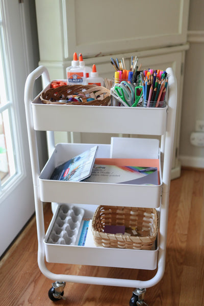 The Art Cart: How we store our art supplies – Brighter Day Press
