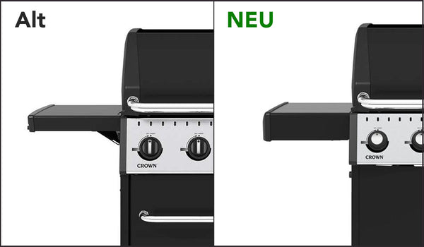 Neue Seitenablage vom Crown Gasgrill Broil King 2022