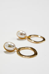 MALENY - Statement Earrings Wedding in Gold – AMELIE GEORGE PTY LTD