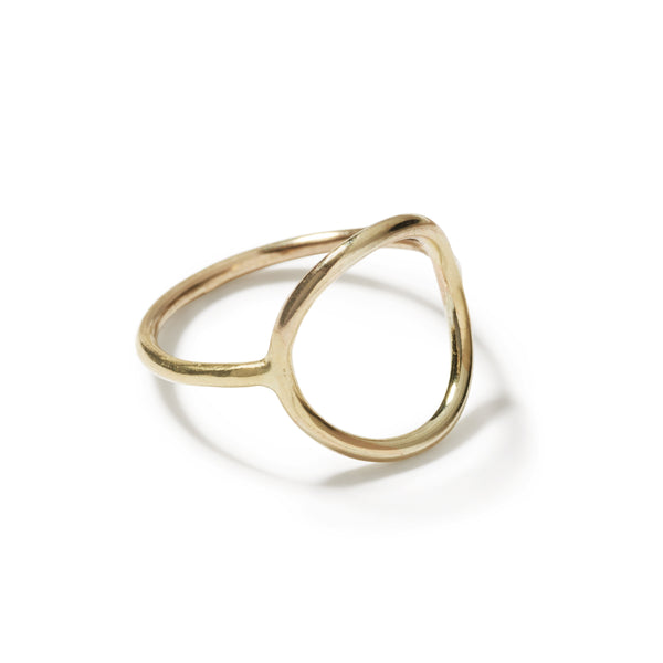 9ct circle ring