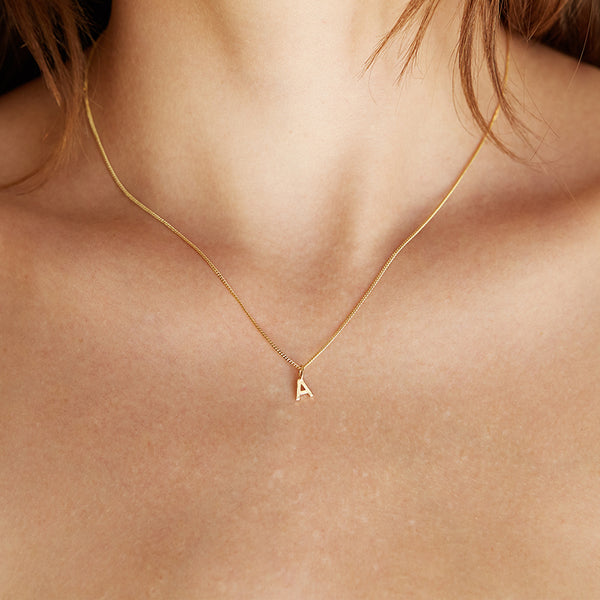 Single Initial Necklace