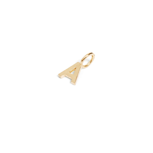 9ct gold initial charms