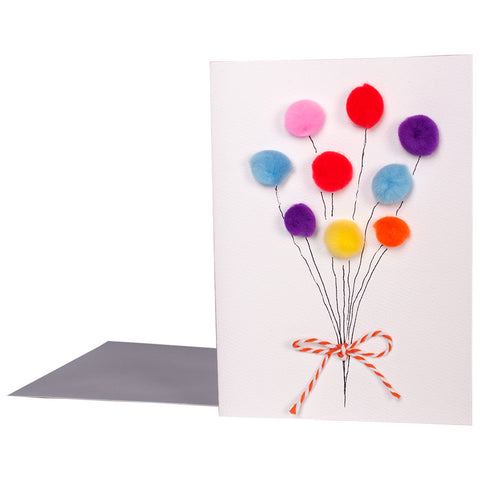 Balloon greetings card