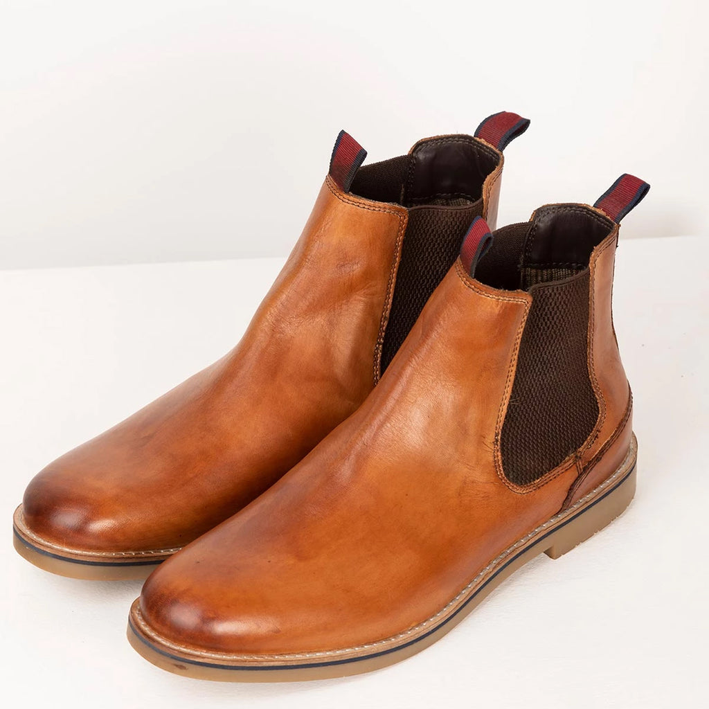 Men's Leather Chelsea Boots | Rydale Kiplin Smooth Leather Boot ...
