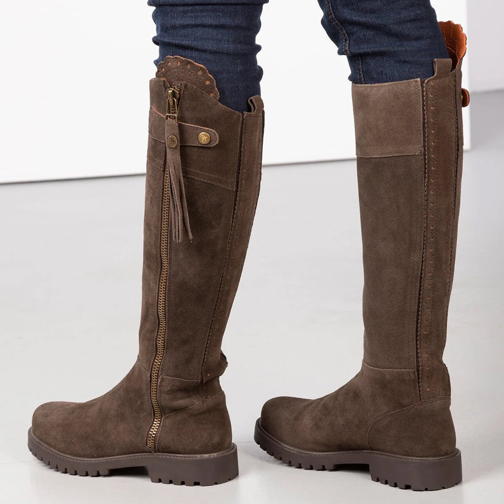 tall suede womens boots