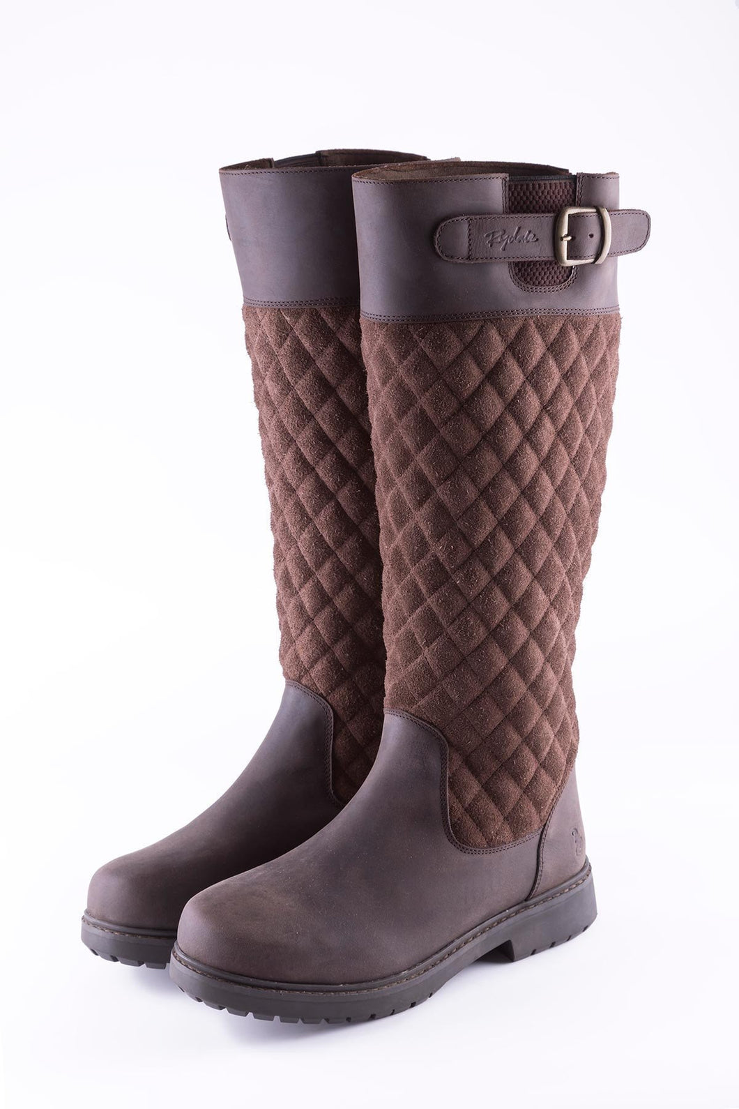 ladies quilted boots