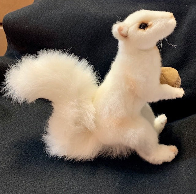 white squirrel stuffed animal