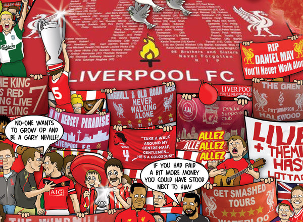 Liverpool Mishmash Poster This Is Anfield