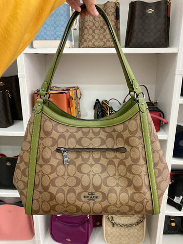 NWT Coach Kristy Shoulder Bag In Colorblock/Blocked Signature