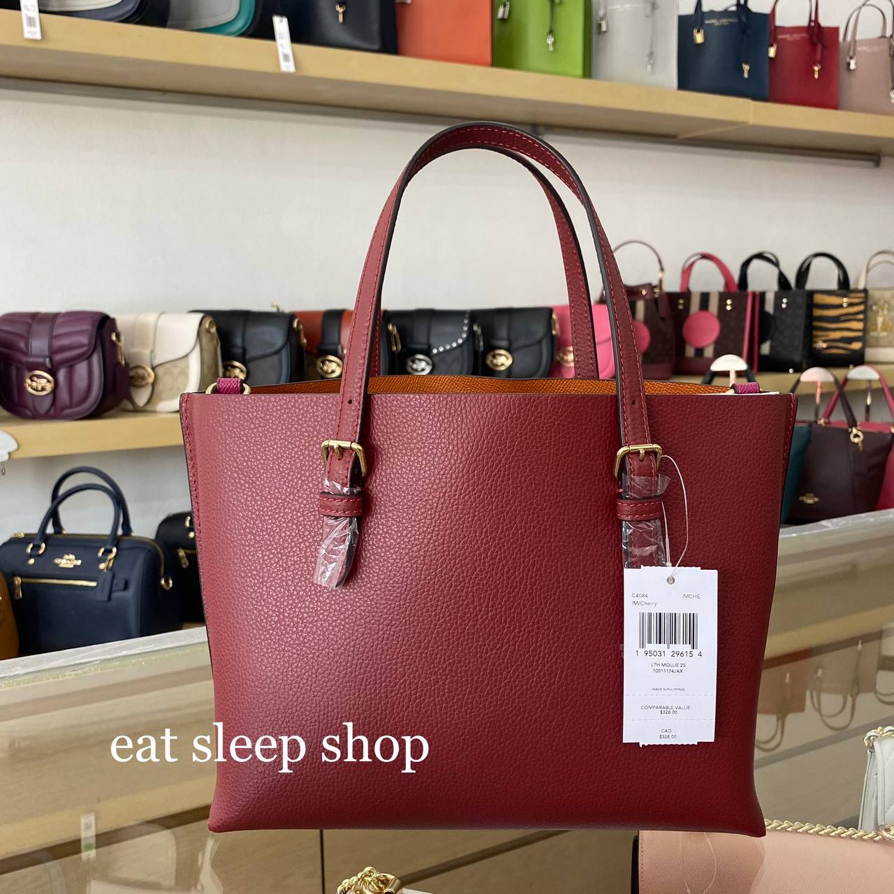 coach lth mollie tote